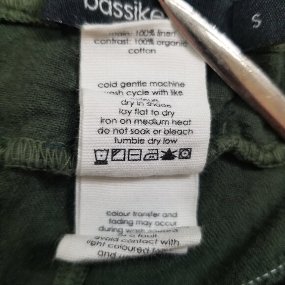 Bassike 100% Linen High-Waisted Track Pants - Picture 6 of 6